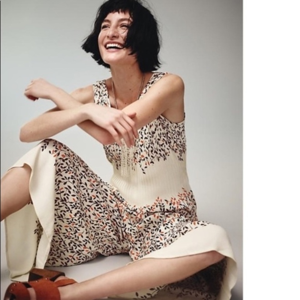 NWT Anthropologie Elevenses arboreta jumpsuit